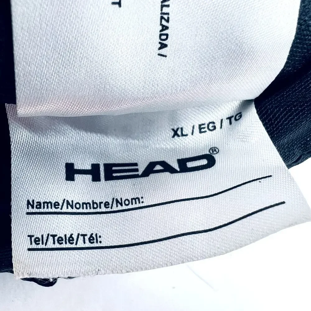Head Ski Gloves Girls XL Black Purple Wrist Strap Snow Boarding, Winter Sport